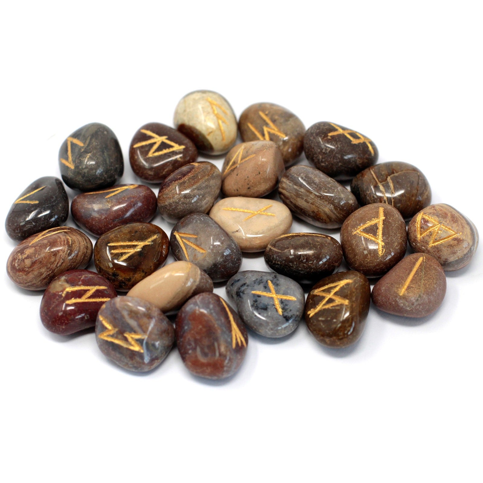 Runes Stone Set in Pouch