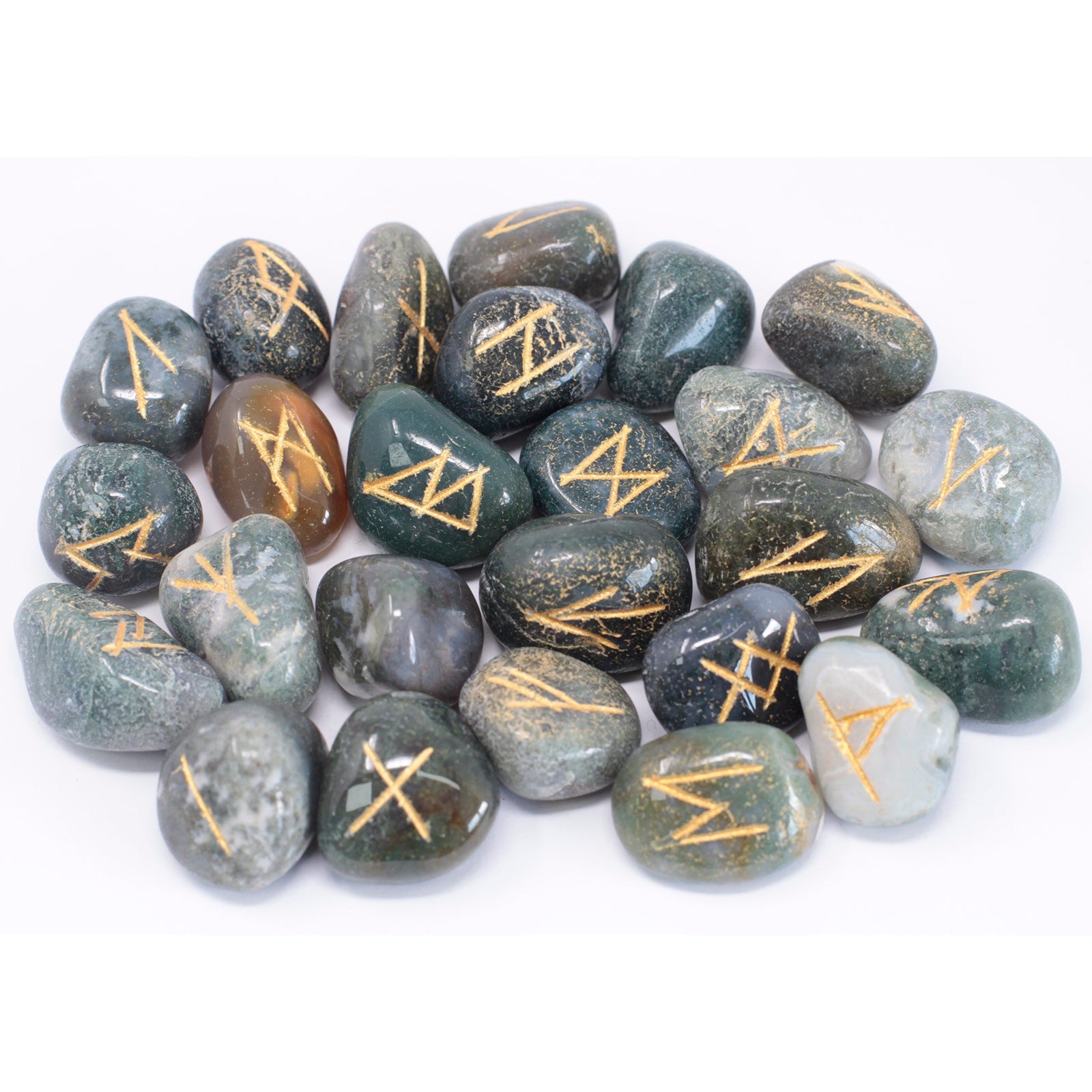 Runes Stone Set in Pouch