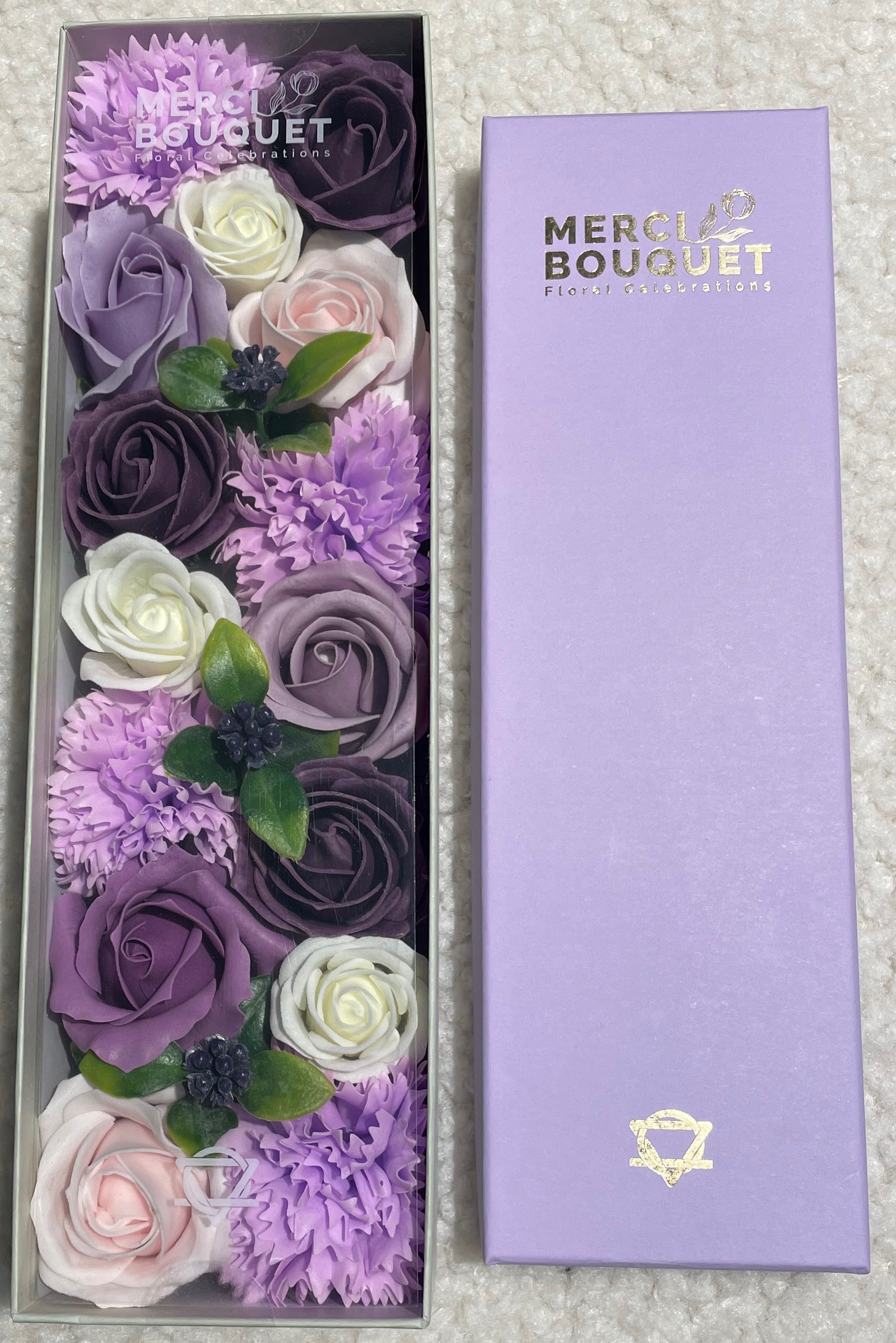 Long Box - Lavender Rose & Carnation