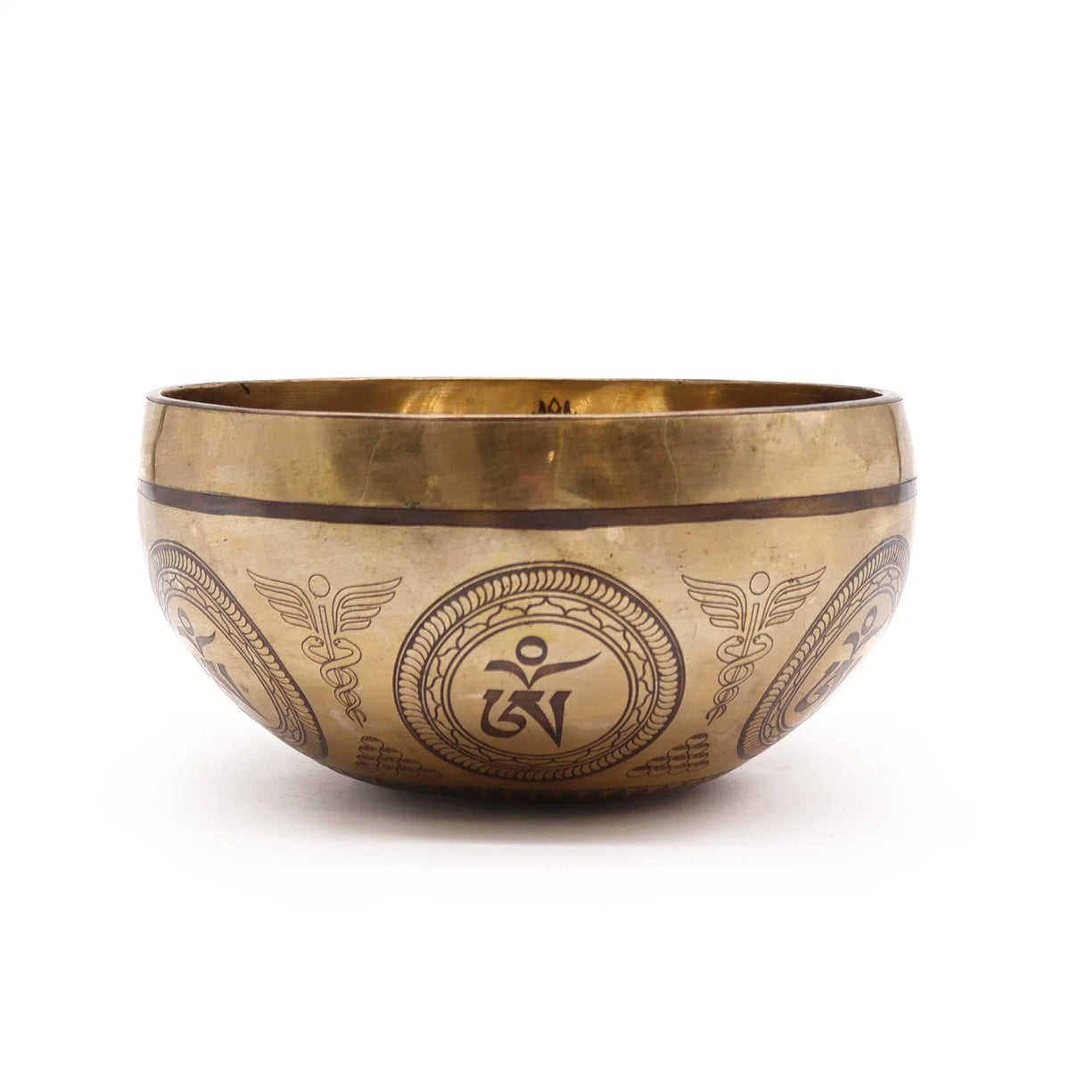 Tibetan Healing Engraved Bowl - Bodhi Tree Buddha - Underground Allure