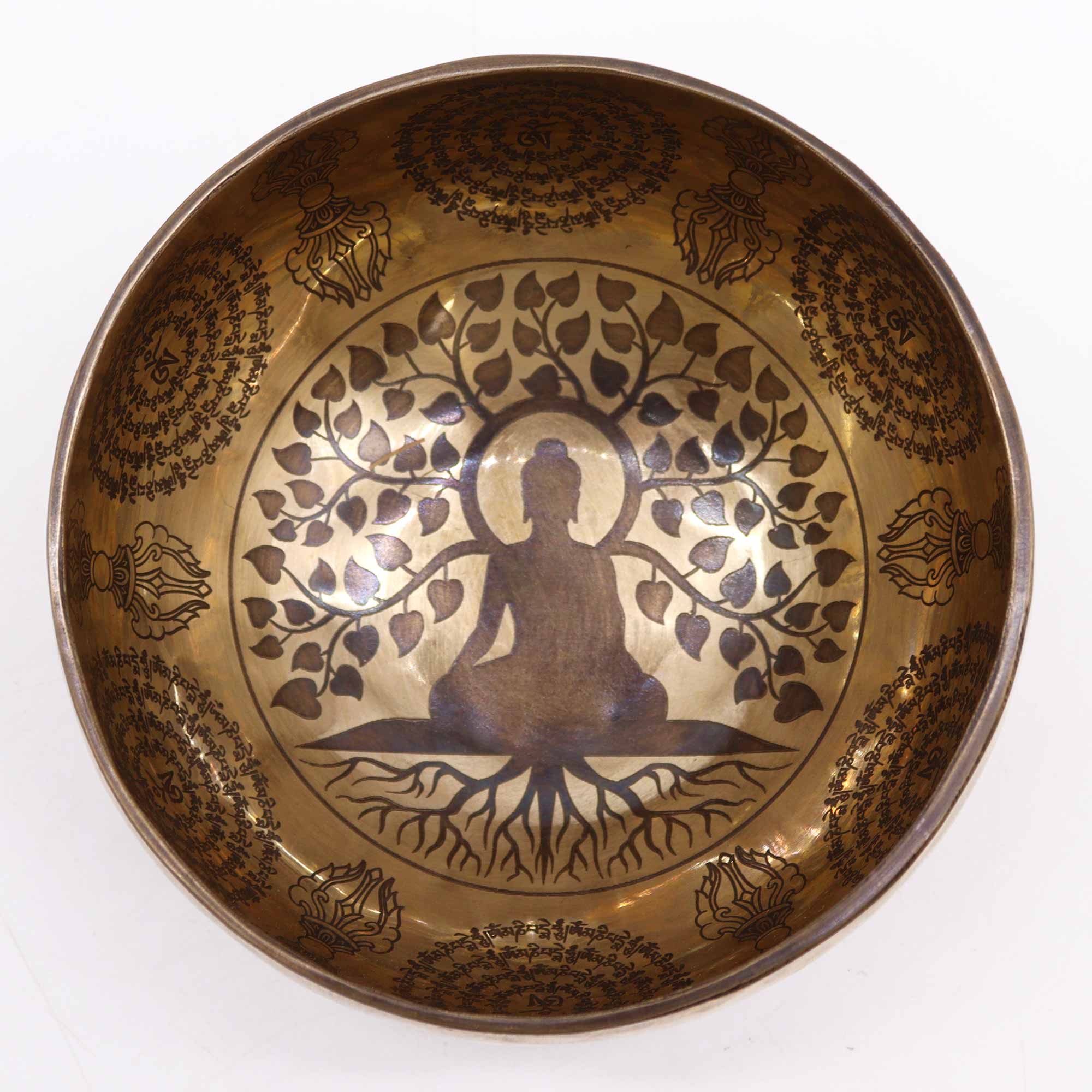 Tibetan Healing Engraved Bowl