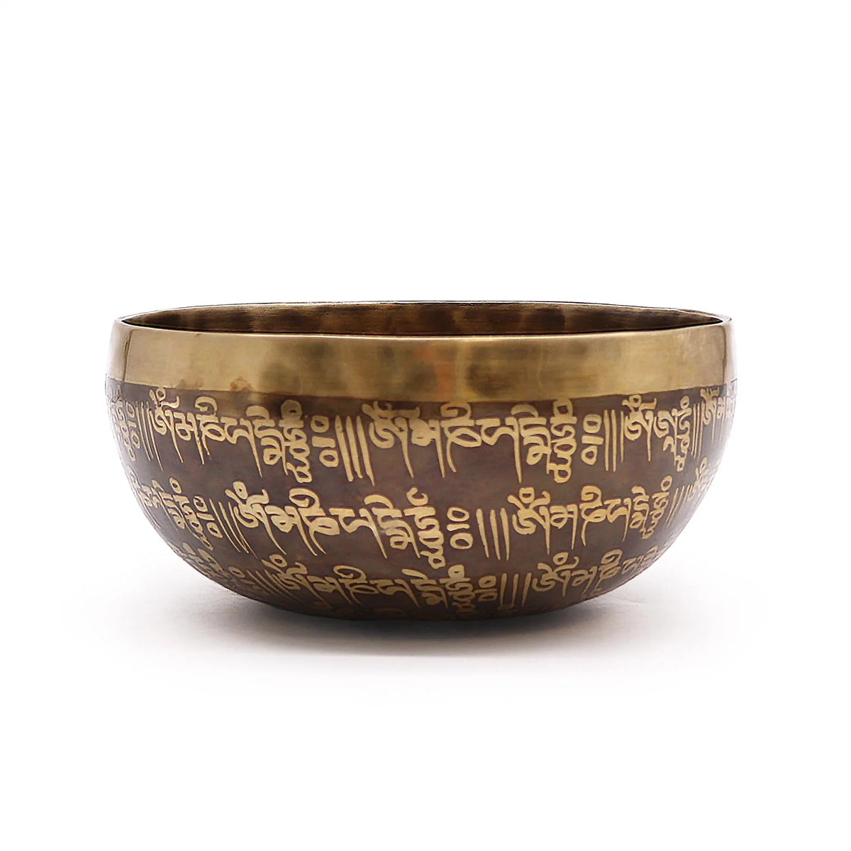 Tibetan Healing Engraved Bowl - Mantra - Underground Allure