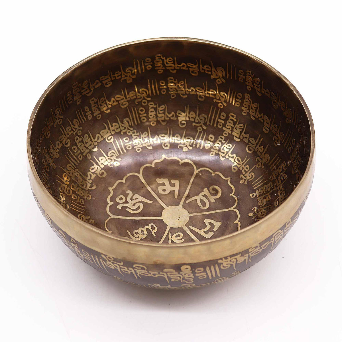 Tibetan Healing Engraved Bowl - Mantra - Underground Allure