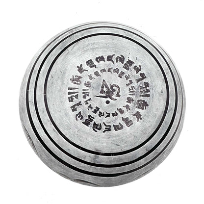 Overhead - Earth Powder Singing Bowl - Om Five Buddha - 16cm