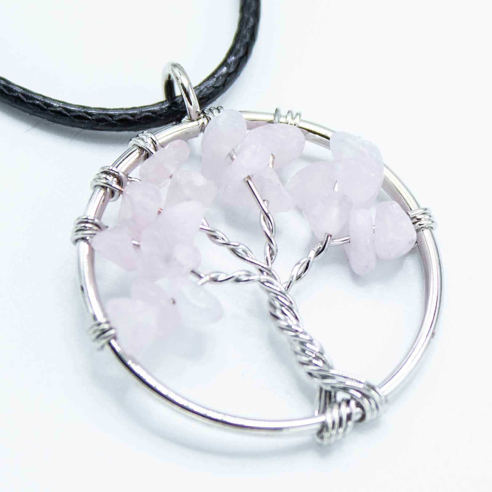 Tree of Life Pendant  rock crystal