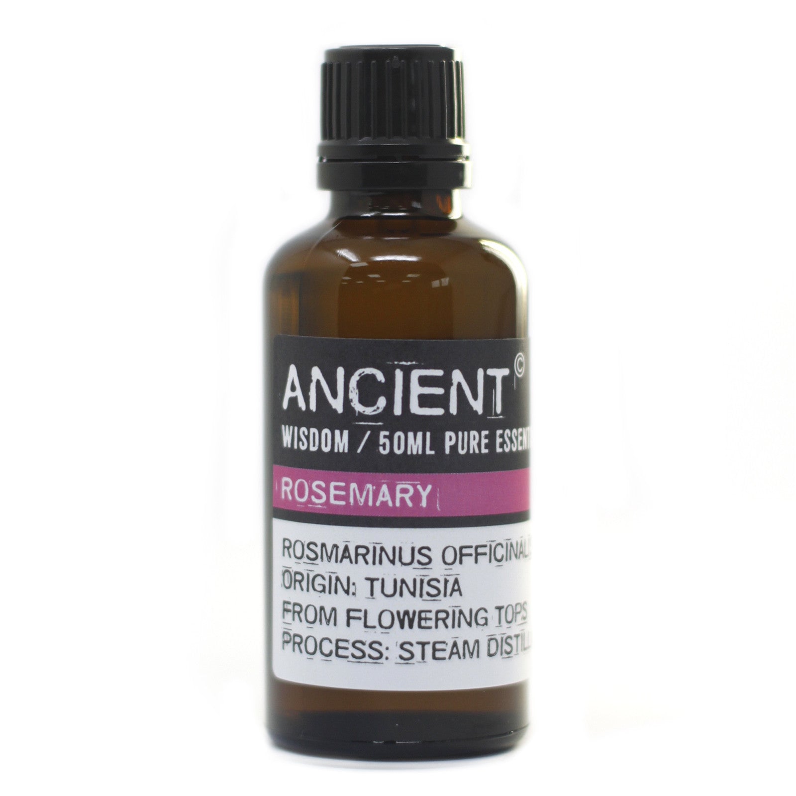 Rosemary Essential Oil 50ml bottle by Ancient Wisdom – Underground Allure Essex UK