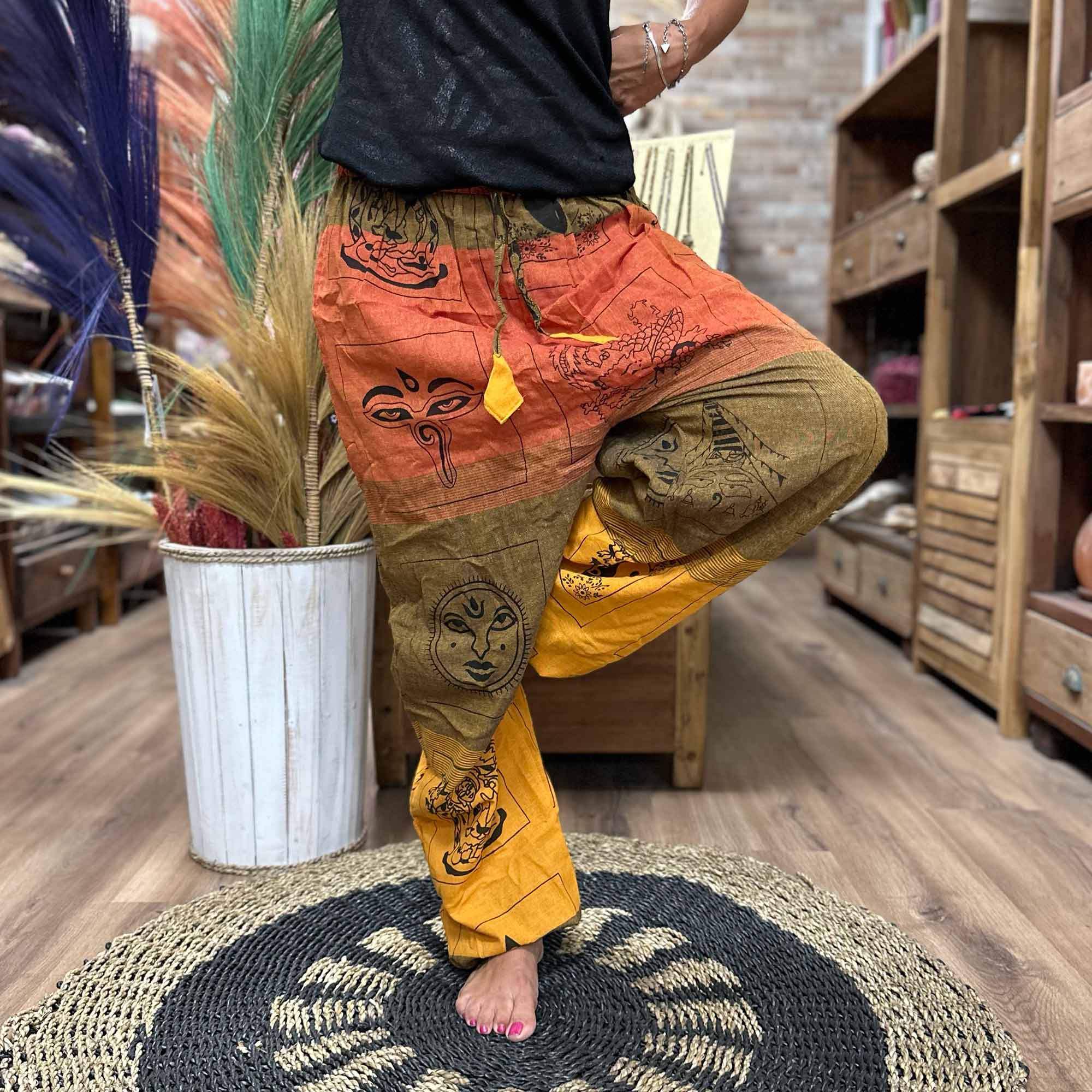 Yoga and Festival Pants orange