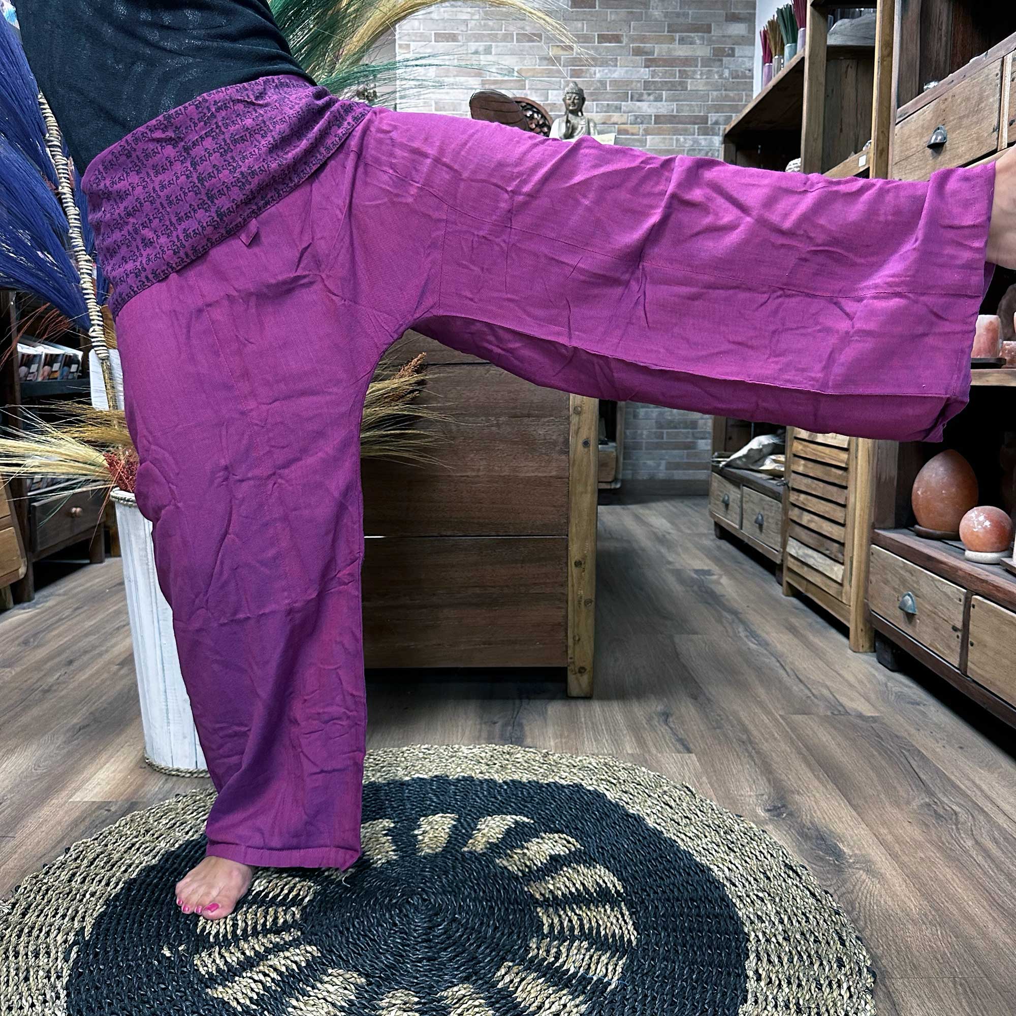 Yoga and Festival Pants purple